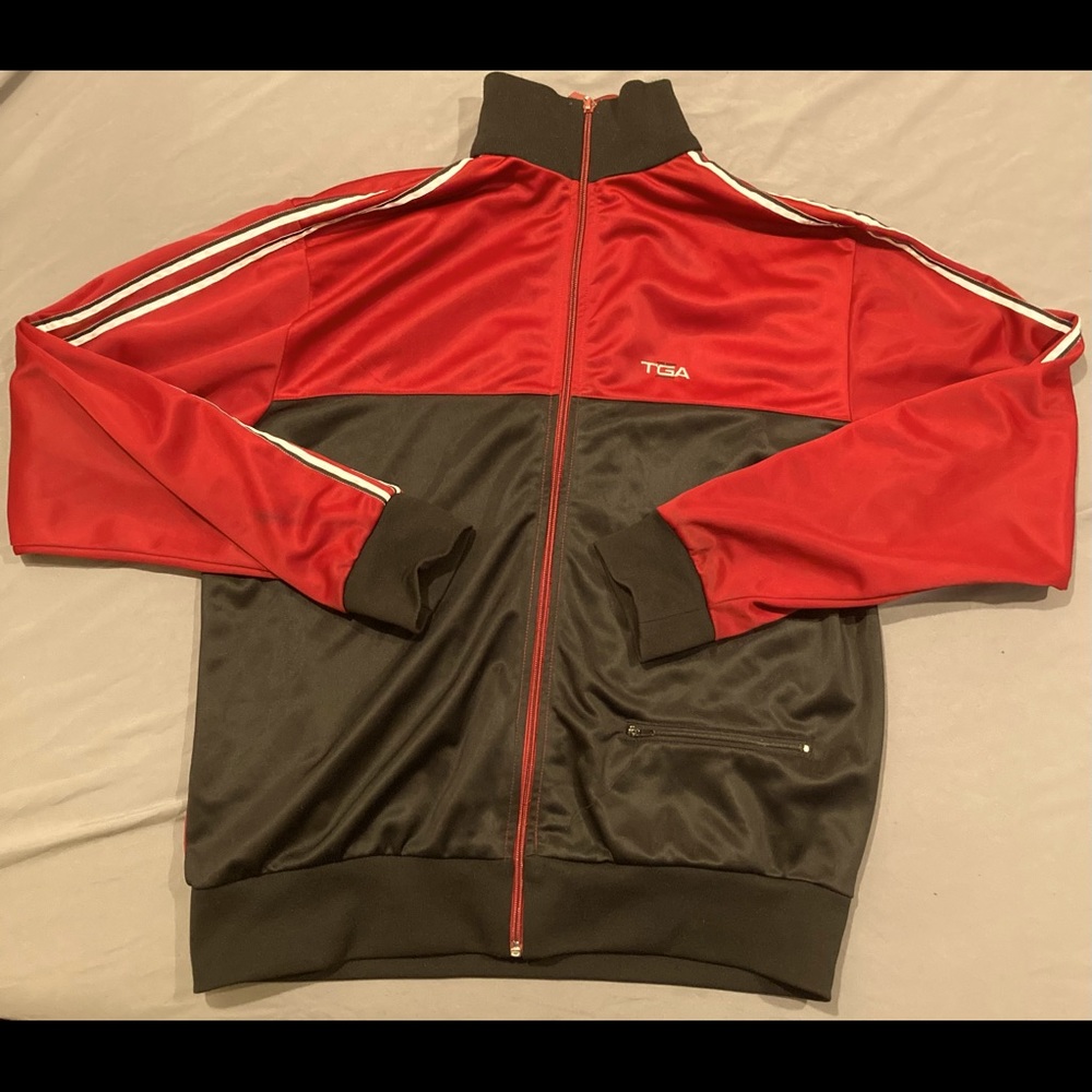 Red & Black Track Jacket